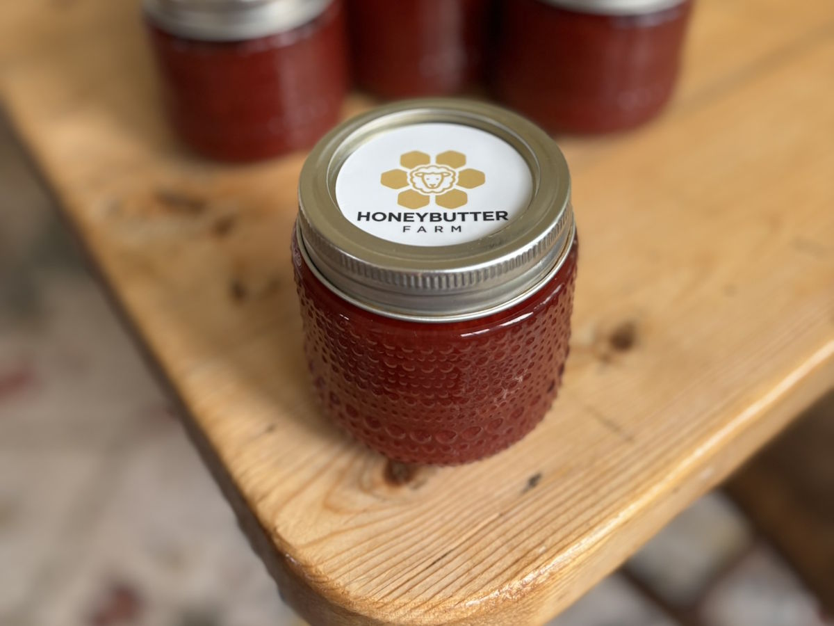 Quince jam from the Honeybutter Farm cottage kitchen